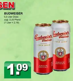 Getränkeparadies Gefromm Budweiser budweiser original czech lager Angebot