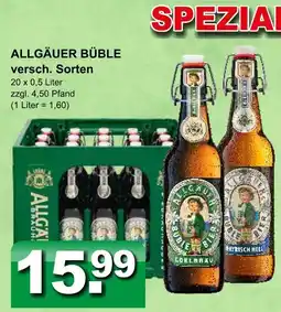 Getränkeparadies Gefromm Allgäuer büble Angebot