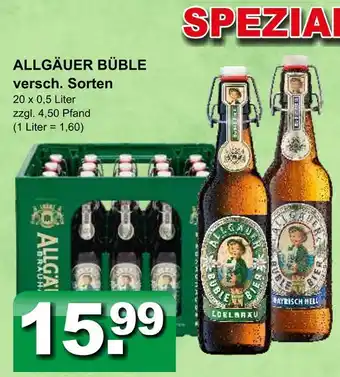 Getränkeparadies Gefromm Allgäuer büble Angebot