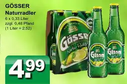 Getränkeparadies Gefromm Gösser naturradler Angebot