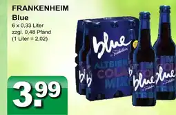 Getränkeparadies Gefromm Frankenheim blue Angebot