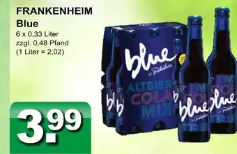 Getränkeparadies Gefromm Frankenheim blue Angebot