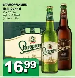 Getränkeparadies Gefromm Staropramen hell, dunkel Angebot