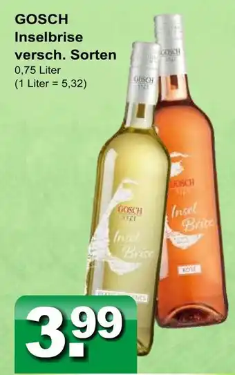 Getränkeparadies Gefromm Gosch inselbrise Angebot