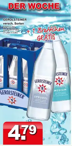 Getränkeparadies Gefromm Gerolsteiner sprudel Angebot
