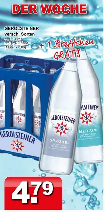 Getränkeparadies Gefromm Gerolsteiner sprudel Angebot