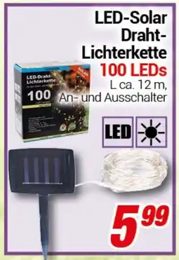 CENTERSHOP LED-Solar Draht Lichterkette Angebot