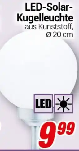 CENTERSHOP LED-Solar Kugelleuchte Angebot
