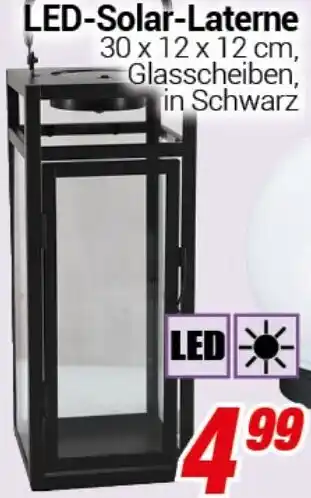 CENTERSHOP LED-Solar-Laterne Angebot