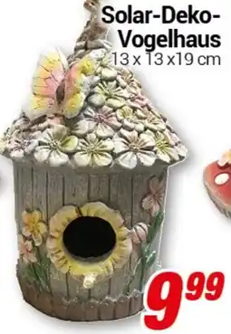 CENTERSHOP Solar-Deko Vogelhaus Angebot