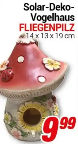 CENTERSHOP Solar-Deko Vogelhaus FLIEGENPILZ Angebot