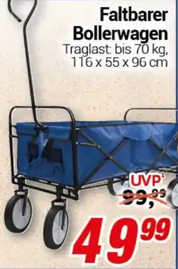 CENTERSHOP Faltbarer Bollerwagen Angebot