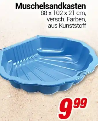 CENTERSHOP Muschelsandkasten Angebot