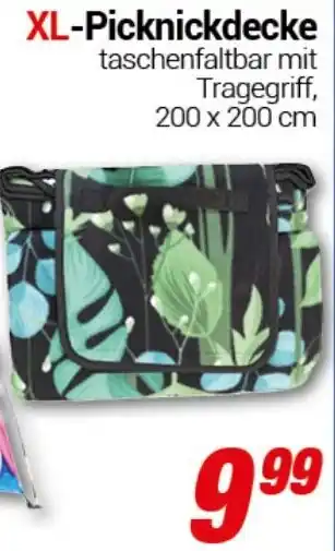 CENTERSHOP XL-Picknickdecke Angebot