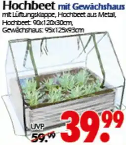 Wreesmann Hochbeet mit Gewächshaus Angebot