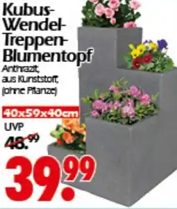 Wreesmann Kubus Wendel Treppen Blumentopf Angebot