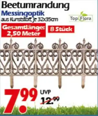 Wreesmann Beetumrandung Messingoptik Angebot
