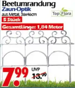 Wreesmann Beetumrandung Zaun-Optik Angebot
