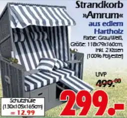 Wreesmann Strandkorb Amrum Angebot
