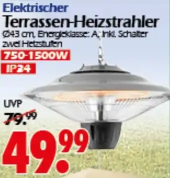 Wreesmann Elektrischer Terrassen-Heizstrahler Angebot
