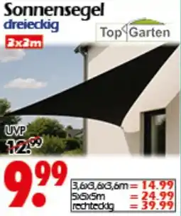 Wreesmann Sonnensegel dreieckig Angebot