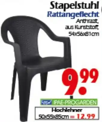 Wreesmann Stapelstuhl Rattangeflecht Angebot