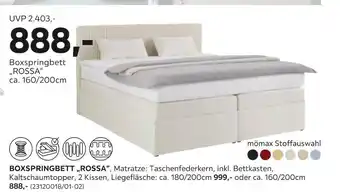 Mömax Mömax boxspringbett rossa Angebot
