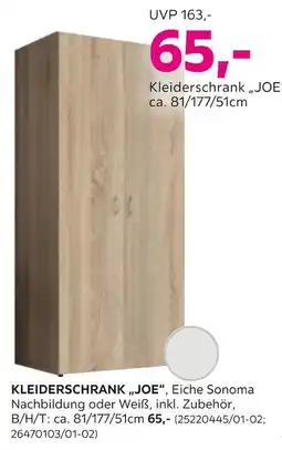 Mömax Kleiderschrank joe Angebot