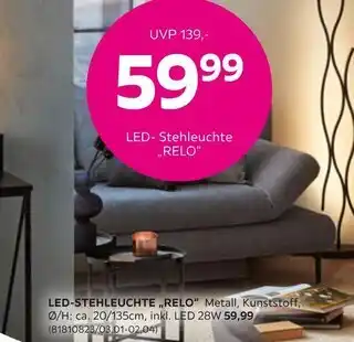 Mömax Led-stehleuchte relo Angebot
