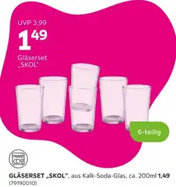 Mömax Gläserset „skol“ Angebot