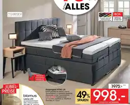 Zurbrüggen Moderano boxspringbett vegas lux Angebot