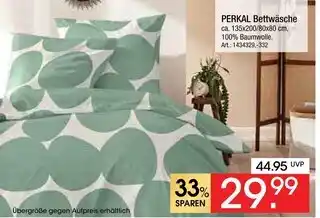 Zurbrüggen Perkal bettwäsche Angebot