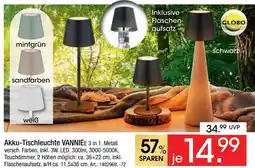 Zurbrüggen Globo akku-tischleuchte vanniee Angebot