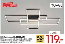 Zurbrüggen Novel led deckenleuchte big frame Angebot