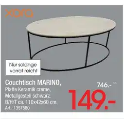 Zurbrüggen Xora couchtisch marino Angebot