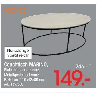 Zurbrüggen Xora couchtisch marino Angebot