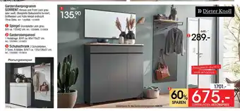 Zurbrüggen Garderobenprogramm sorrent Angebot