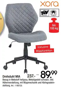 Zurbrüggen Xora drehstuhl mia Angebot