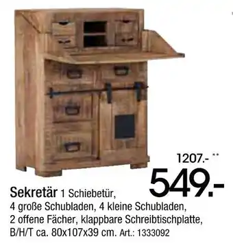 Zurbrüggen Sekretär Angebot