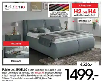 Zurbrüggen Beldomo polsterbett ravello Angebot