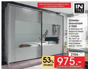 Zurbrüggen Intro schwebetürenschrank x-tend Angebot