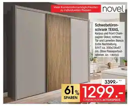 Zurbrüggen Novel schwebetürenschrank texas Angebot