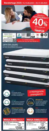 Zurbrüggen Tempur pro coolquilt Angebot