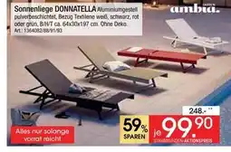 Zurbrüggen Ambia garden sonnenliege donnatella Angebot