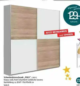 Zurbrüggen Schwebetürenschrank „PULS” Angebot