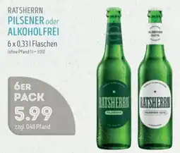 Edeka Struve RATSHERRN PILSENER oder ALKOHOLFREI Angebot