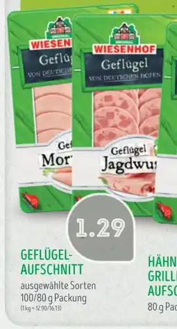 Edeka Struve WIESENHOF GEFLÜGEL- AUFSCHNITT Angebot