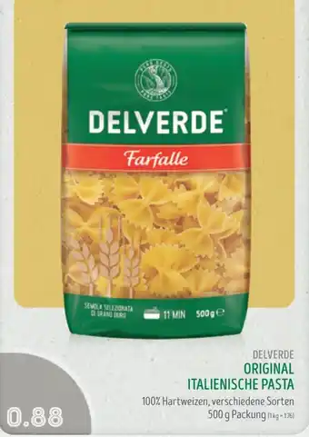 Edeka Struve DELVERDE ORIGINAL ITALIENISCHE PASTA Angebot