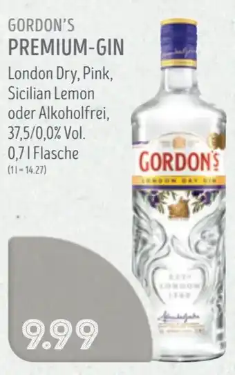 Edeka Struve GORDON'S PREMIUM-GIN Angebot