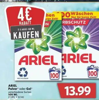 Combi Ariel Pulver Oder Gel Angebot